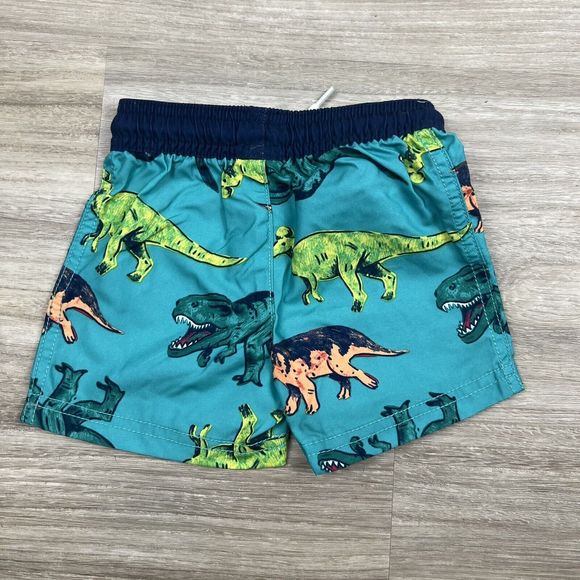 Carters Baby Boy 2 Piece Dino Rash Guard Plus Swim Trunks‎ Set Brand New - Picture 12 of 14